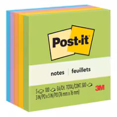 Post-it® Notes 654-5UC, Jaipur Collection