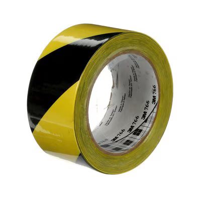 3M™ Safety Stripe Warning Tape 766, Black/Yellow, 2 in x 36 yd