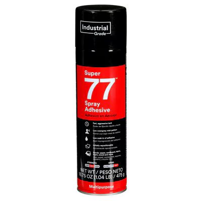 3M™ Super 77™ Multipurpose Cylinder Spray Adhesive, 13.2 oz