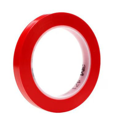 3M™ Vinyl Tape 471, Red, 1/2 in x 36 yd
